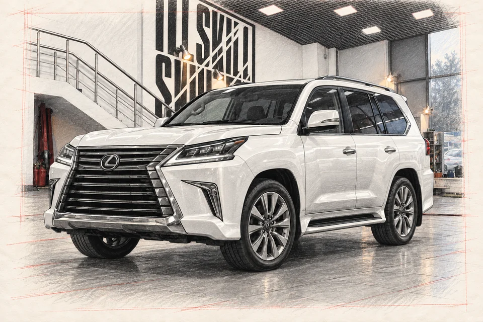 Lexus LX 570, третье поколение после обновления
