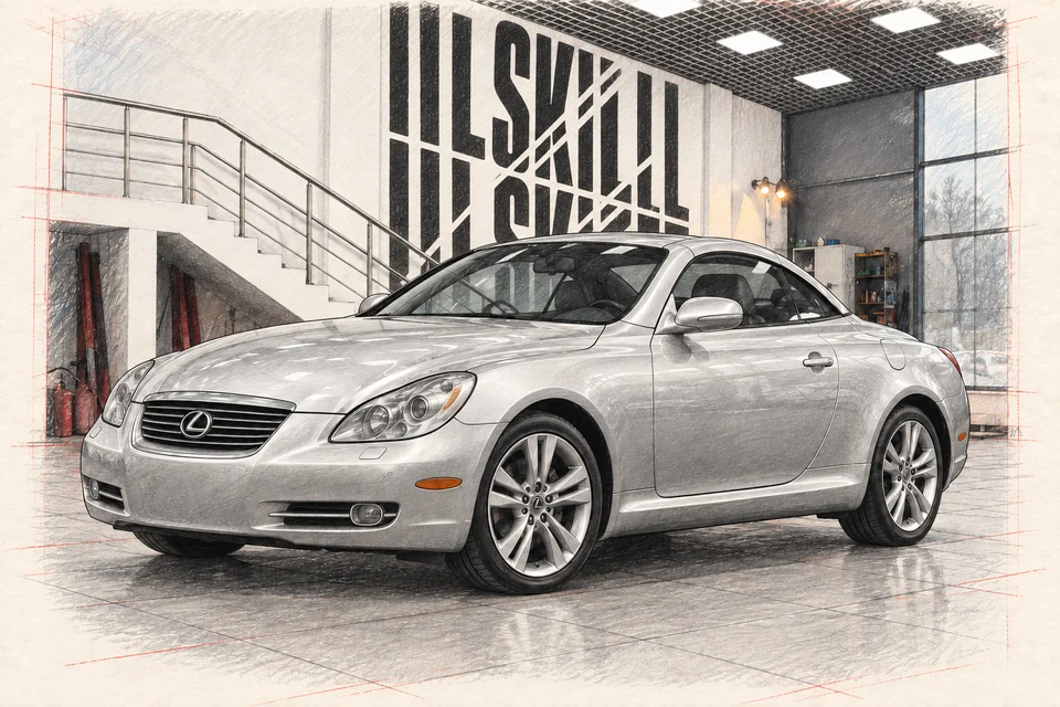 Lexus SC 430, второе поколение с закрытой жёсткой крышей