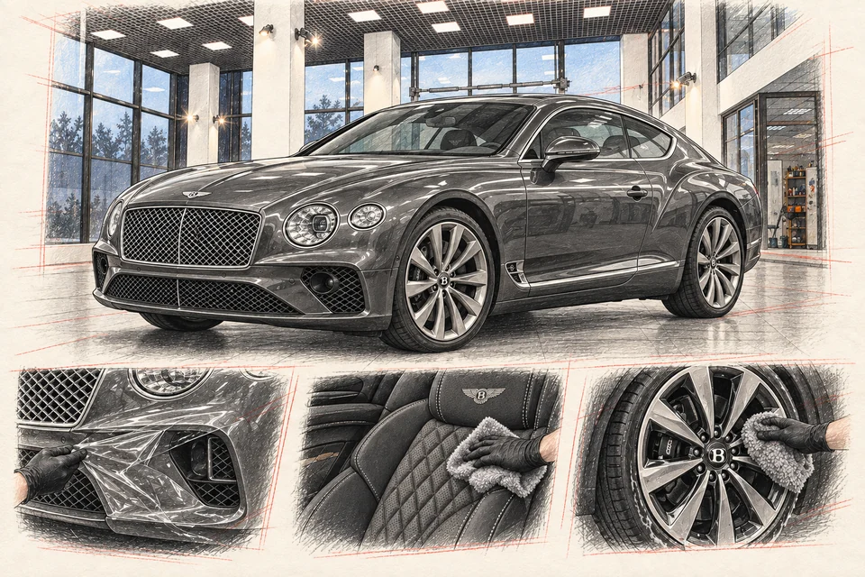 Bentley Continental GT III — графическая иллюстрация модели