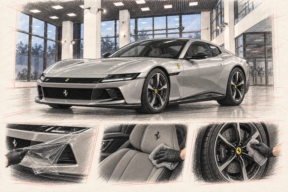 Ferrari 12Cilindri Coupé — графическая иллюстрация модели