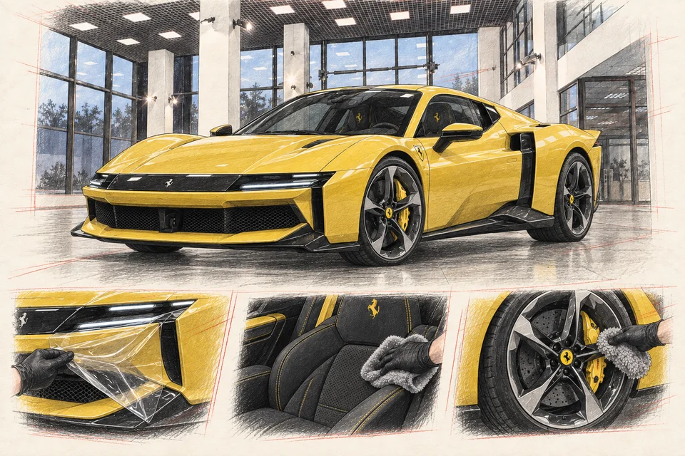 Ferrari 849 Testarossa Coupé — графическая иллюстрация модели