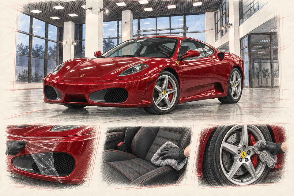 Ferrari F430 Berlinetta — графическая иллюстрация модели