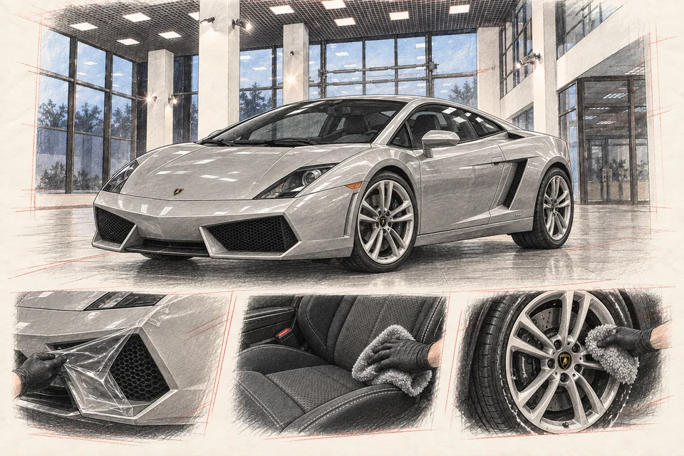 Lamborghini Gallardo LP 560-4 Coupé — графическая иллюстрация модели