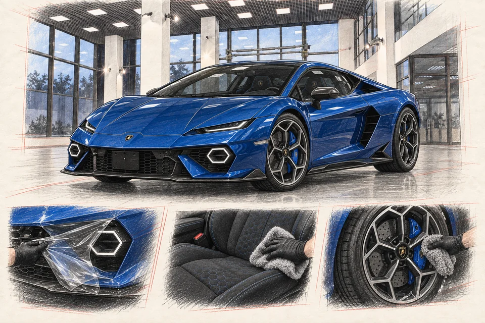 Lamborghini Temerario — графическая иллюстрация модели