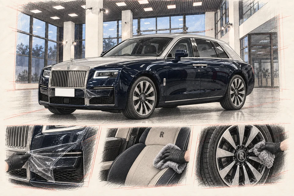 Rolls-Royce Ghost II — графическая иллюстрация модели