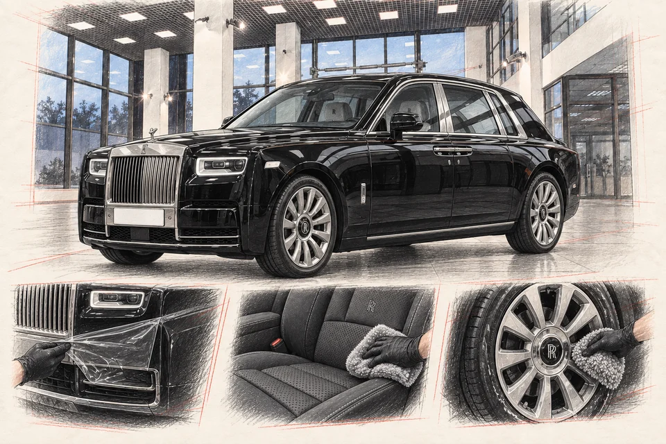 Rolls-Royce Phantom VIII — графическая иллюстрация модели