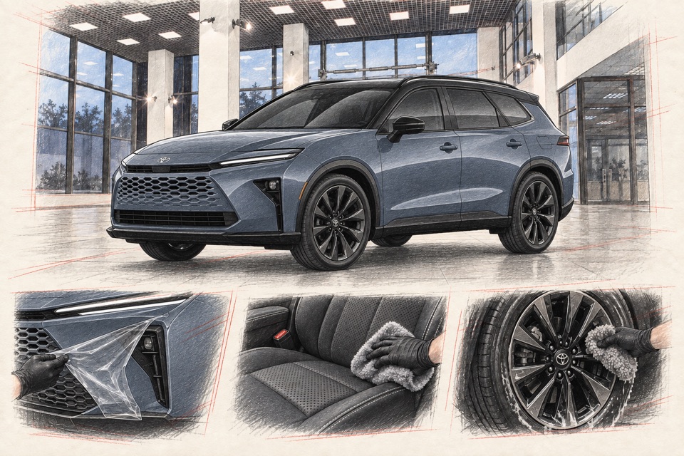 Toyota Crown Signia, первое поколение: иллюстрация автомобиля в мастерской ILLSKILL
